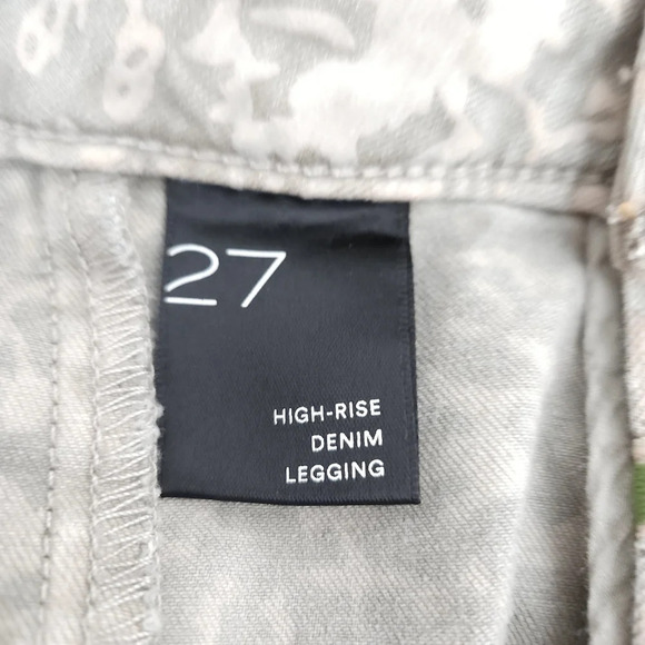 Pilcro Anthropologie Legging Skinny Jeans Damask Print High Rise Denim - Picture 6 of 10